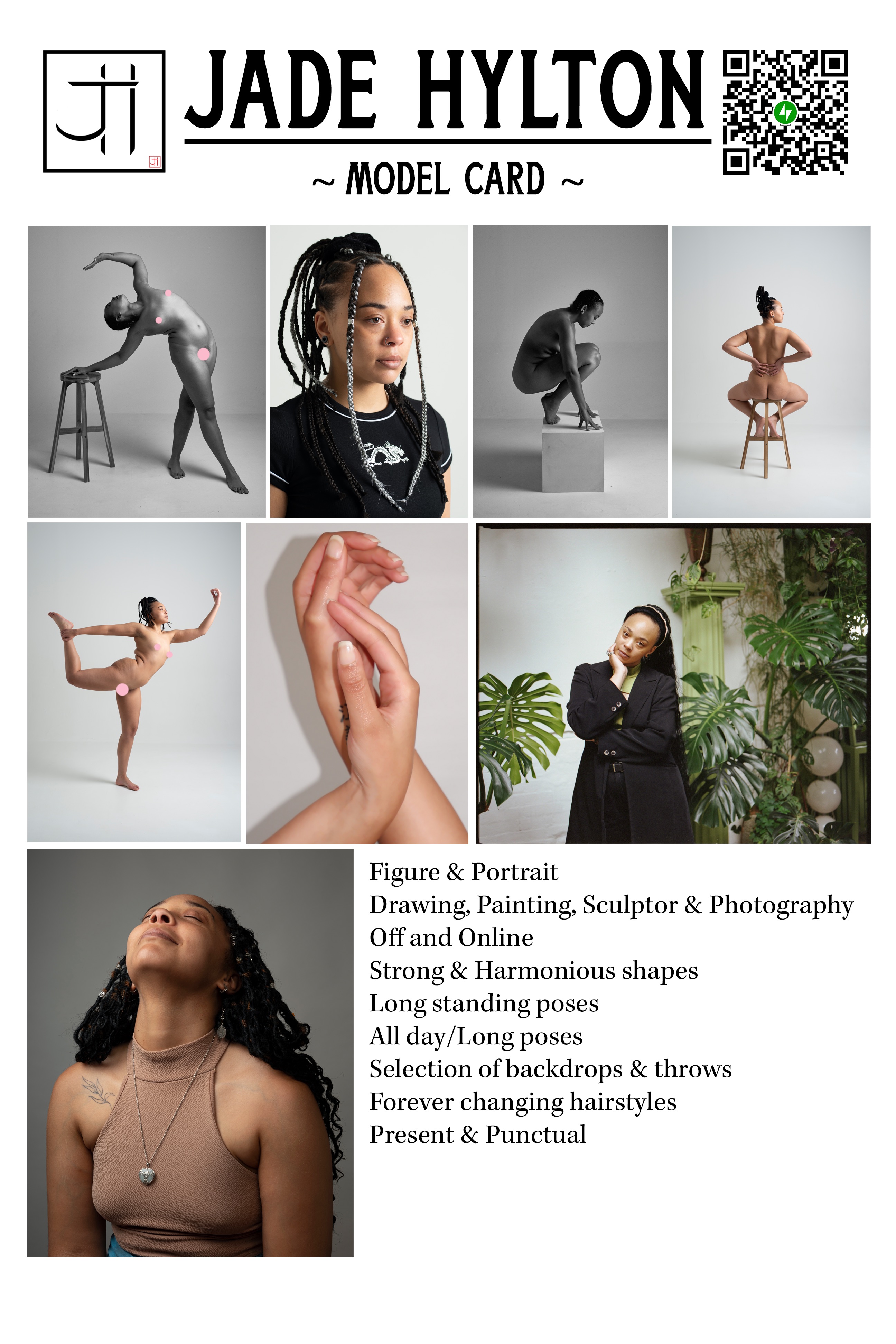 Life Model Portrait Life Model – Jade Hylton